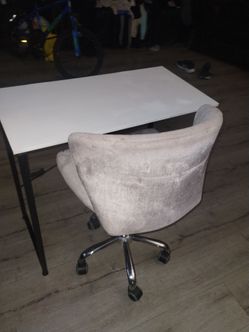 Desk and Chair.