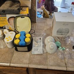 Elvie and Medela Breast Pumps 