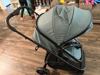 Stroller, diaper pail, little potty