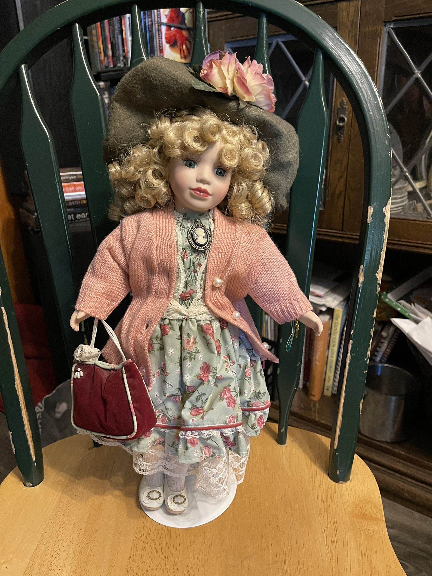 Porcelain Doll. Brass Key Collection