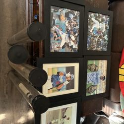 Dodger Baseball Bats And Photos Signed... Sports Memorabilia 