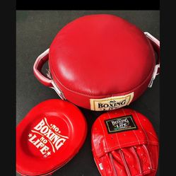 No Boxing No Life mitts/ Sheild