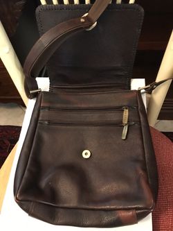 Messenger Mans Bag - All Leather