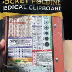 Pocket Folding Medical Clipboard 