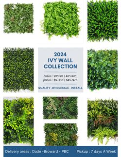 Ivy Walls Decor 20”x20”/ 40”x40”