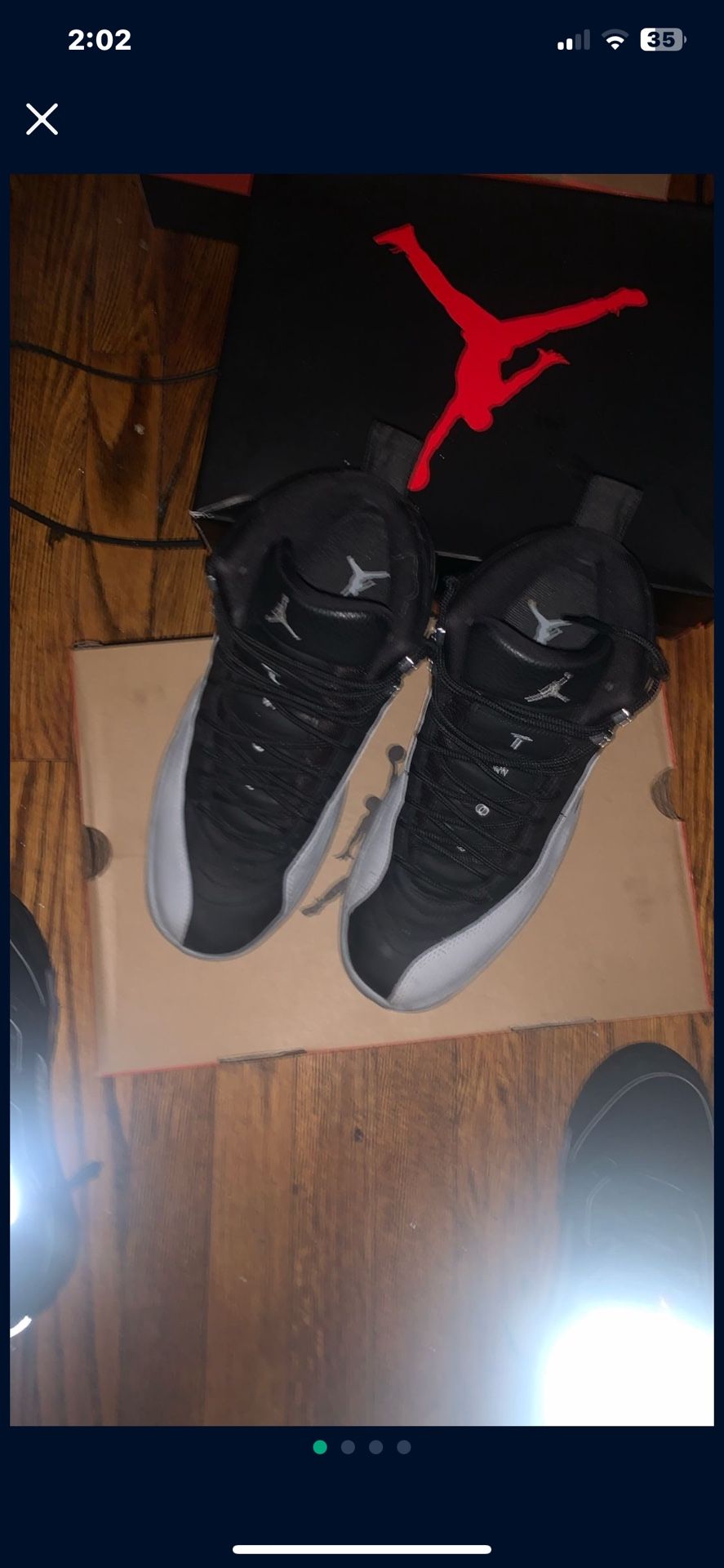 Jordan 12 Wolf Grey Size 8.5