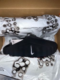 BRAND NEW NIKE MIND 001 SLIDE BLACK CHROME SIZE 14 $185