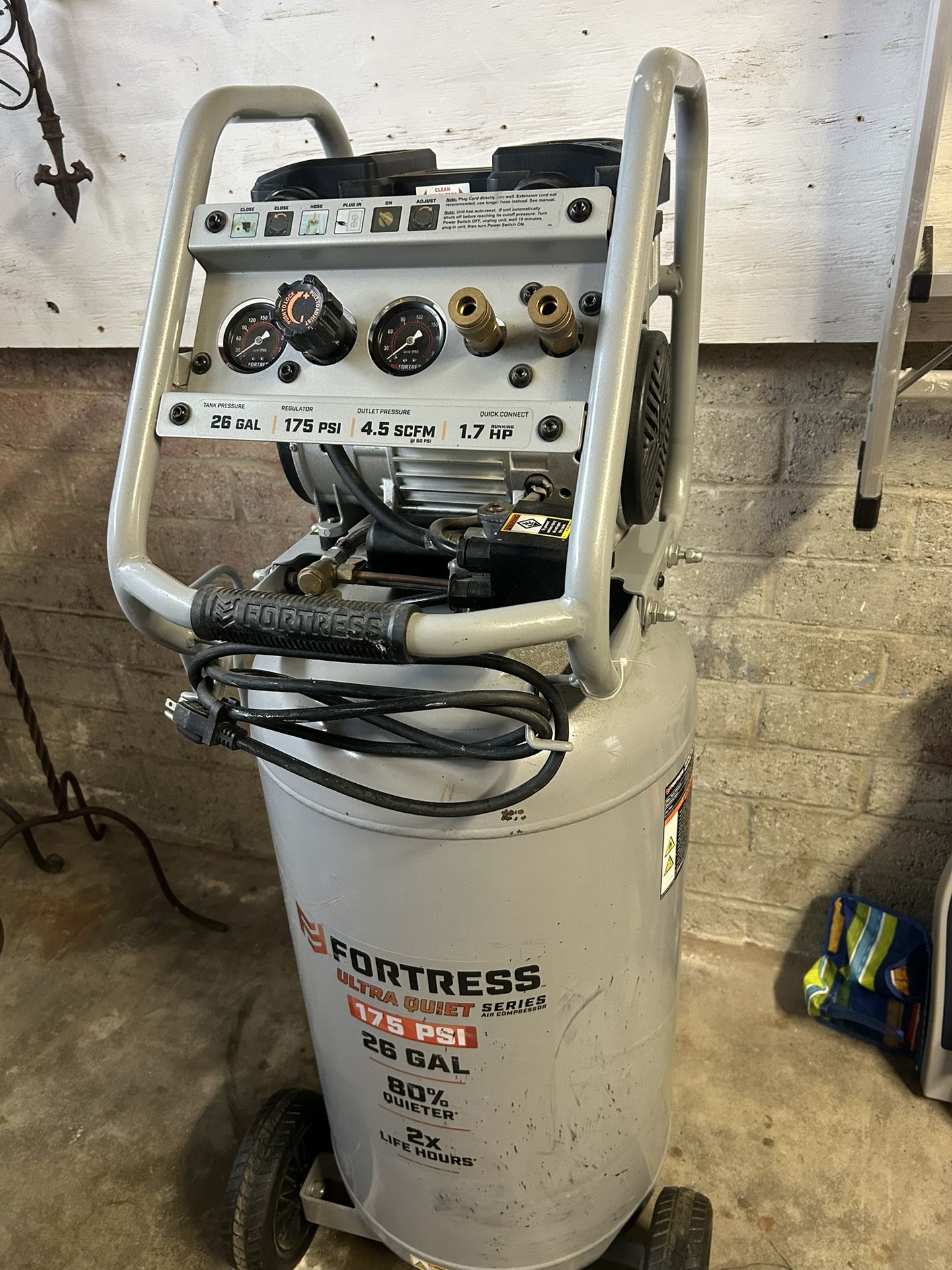 Air Compressor -Fortress 26gal