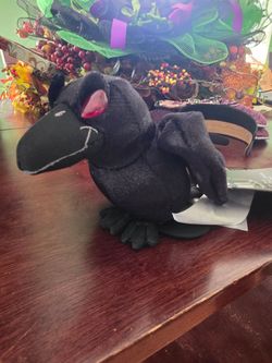 Black Crow Raven Stuffed Plush Toy