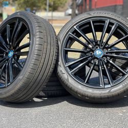 New OEM 20” BMW i8 X4 Wheels 5x112 rims Pirelli tires X3M X4M X5 840i