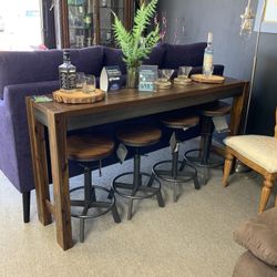 4 PC BAR TABLE SET