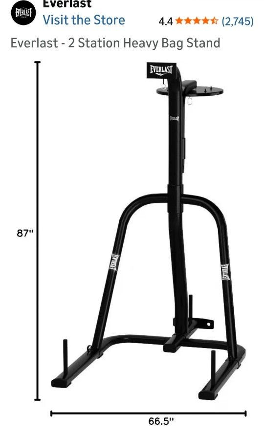 Everlast Punching Bags And Stand