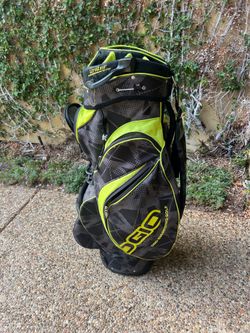 OGIO OGO Cart Golf Bag – Excellent Condition – Lime Green/Gray