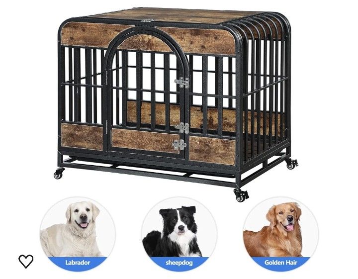 Rolling Dog Crate-New In Box