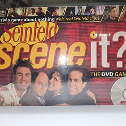Seinfeld Scene It? Trivia Game - DVD Board Game In Box Fun! - New & Sealed
