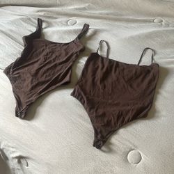 Skims Cami Body Suit Cocoa