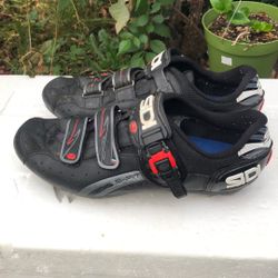 SIDI Genius 5 Pro Carbon Mens Road Cycling 2 Bolt Shoes Size 45.5/12US