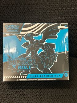 Pokemon TCG: Scarlet & Violet - BLACK BOLT Elite Trainer Box FACTORY SEALED ETB