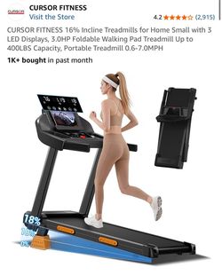18% Incline Foldable Treadmill Walking Pad