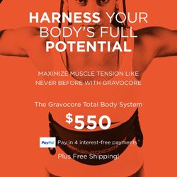 🆕 BRAND NEW Gravocore Total Body Gym - Never Used!