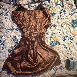Gold Cocktail Dress