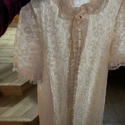 Vintage Duster Or Robe 1960s Has Wear But Is Still Wearable So Cute 