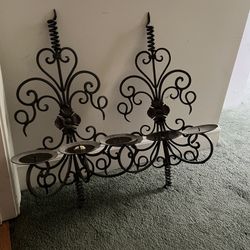 Wall candlesticks