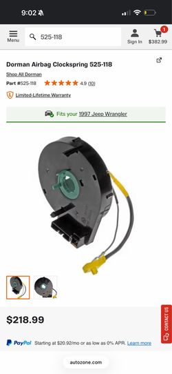 Dorman Airbag Clockspring 525-118 For jeep tj 97-06