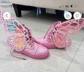 Pink Glitter Girls Boots MADMIA Boots Girls