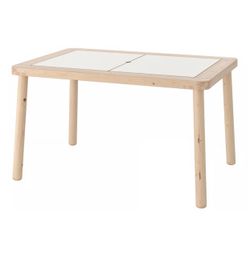 IKEA kids Flisat sensory table with bins