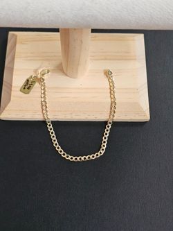 14k gold bracelet 7 inch
