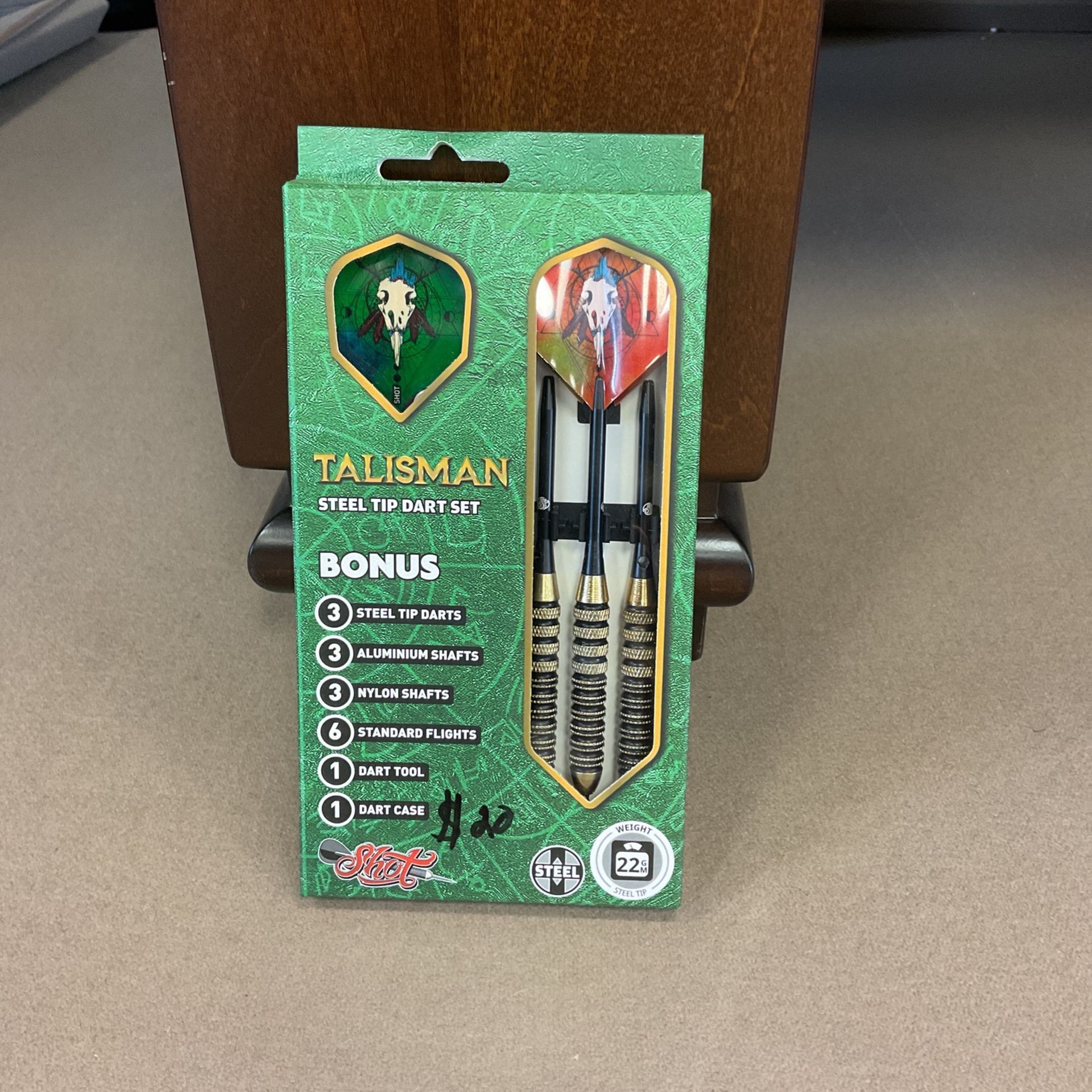 Talisman Steel Tip Dart Set By Shot