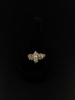 Diamond Gold Band Ring 