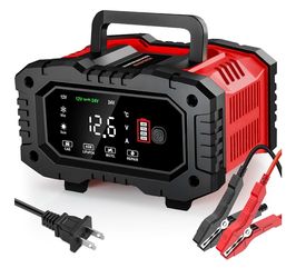 New in a sealed box Car Battery Charger 20Amp, 12V 24V LiFePO4 Lead Acid Automatic Smart Battery Maintainer,Trickle Charger Automotive & Desulfator, R