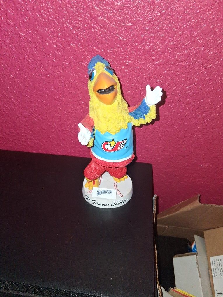 The Famous Chicken...Padres Bobol Head