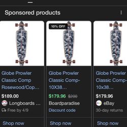 Globe Prowler Cruiser/Longboard