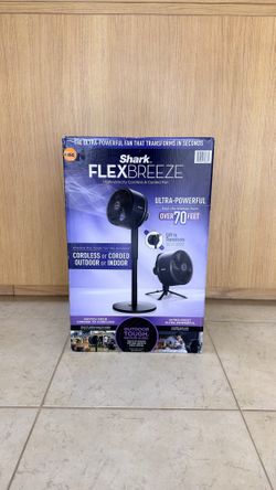 SHARK FLEX BREEZE HIGH-VELOCITY CORDLESS & CORDED FAN 