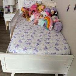 Twin Bed Frame With Mattress 