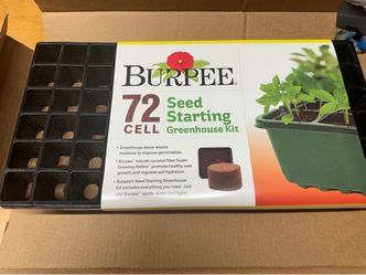 Garden bundle- seed starting kit +  3 plant saucers
