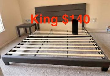 King bed frame