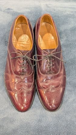 Mens burgundy dress shoes size 12 narrow $75 OBO