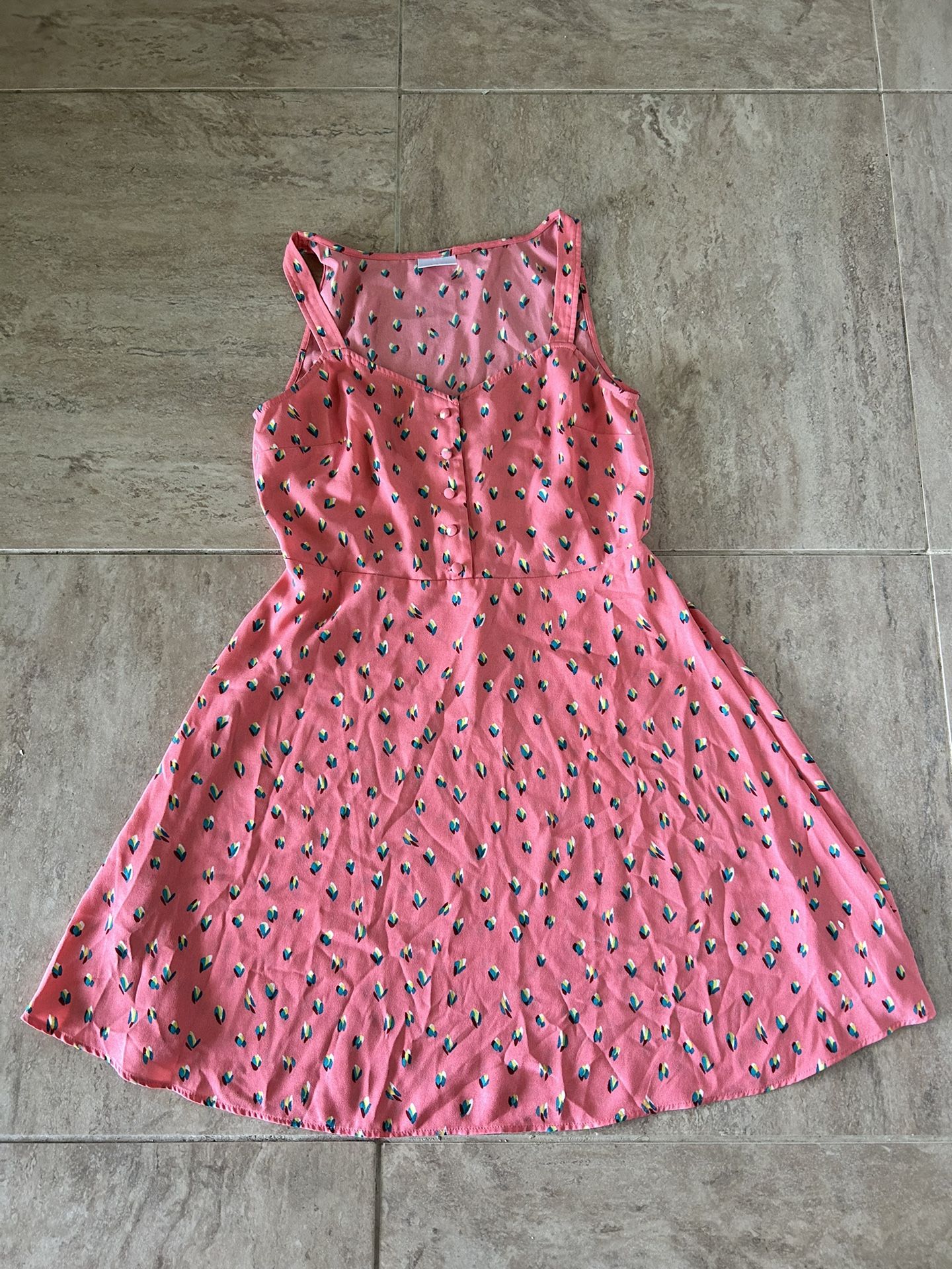 Abound Size Small Salmon Pink Short Knee Length Summer Dress 