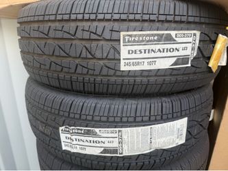 (2) Firestone 245/65R17