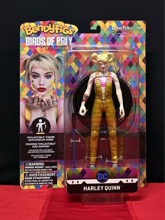 🃏DC Movies Harley Quinn BOP with Mallet Collectible Action Figure