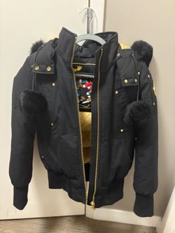 Black/Gold Moose Knuckle Coat