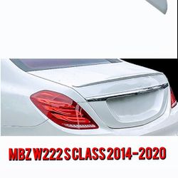 Mercedes Benz S Class W222Trunk Spoiler S63 Amg S560 S550 S450 ABS Plastic 