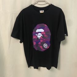 BAPE Color Camo Big Ape Head Tee
Black/Purple