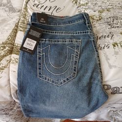 True Religion Geno Big T SLIM MEN JEANS 38X32