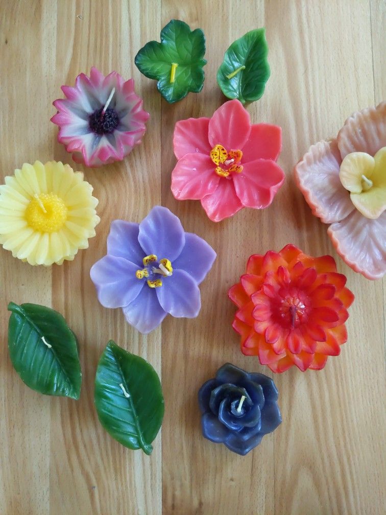 New Floral Candles