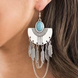 Sure Thing Chief Blue Earring